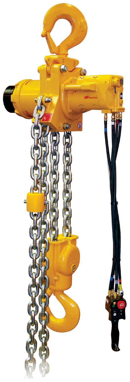 Liftchain Air Hoists 1.5-100 tons Ingersoll Rand Liftchain Hoists are the most advanced heavy-lifting hoists in the Ingersoll Rand hoist line.