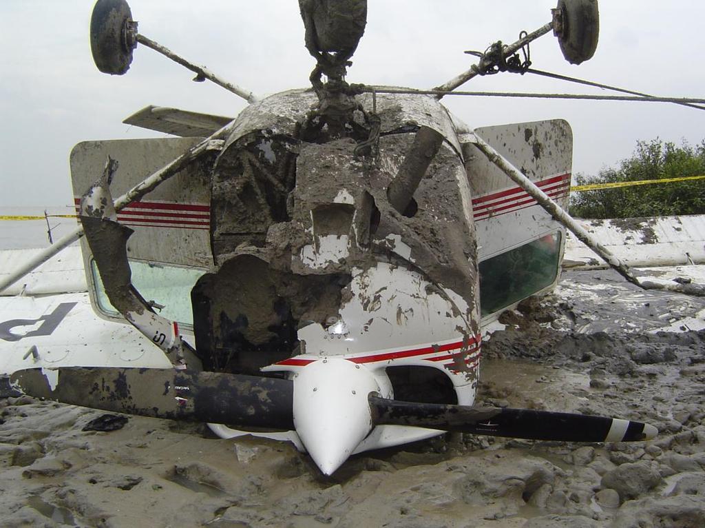 Figure 3: Broken on the engine cowling 1.