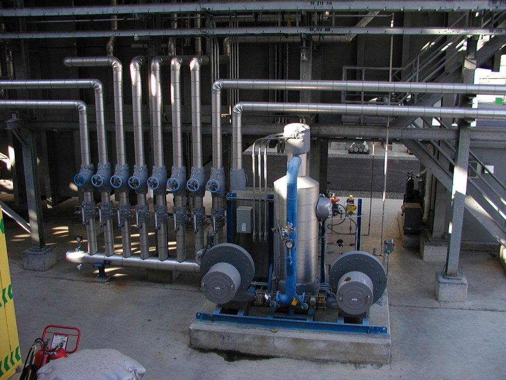 Installed Configuration Ammonia supply equipment