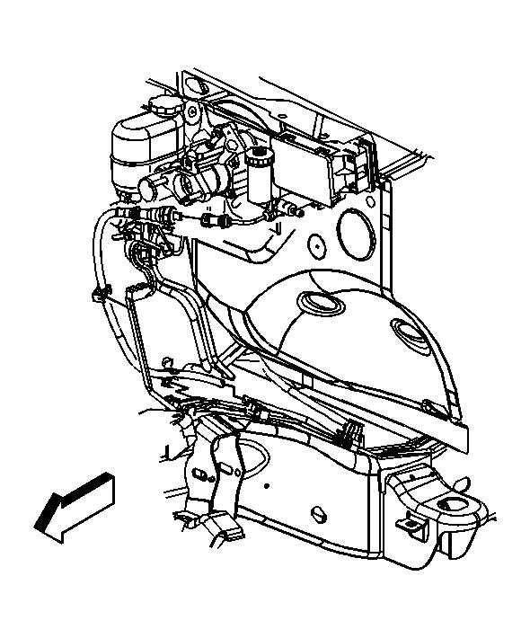 Fig. 10: Clutch Master Cylinder To Clutch Actuator Cylinder Quick Connect Fitting (ZF S6-650 Transmission) 6.
