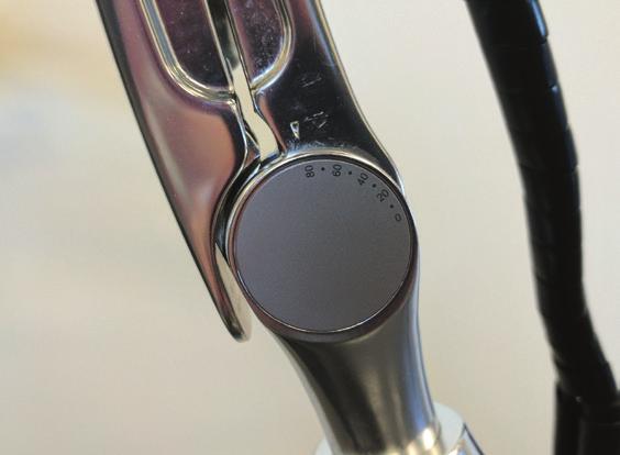 You may adjust the height of the handlebar by moving the stem up or down to your comfort level.