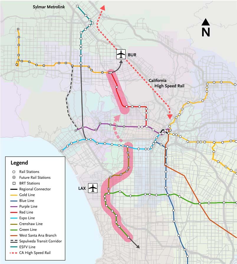 Mobility Problem: Transit Network Transit options within the Study Area are limited to eastwest rail service and buses that operate on congested roadways.