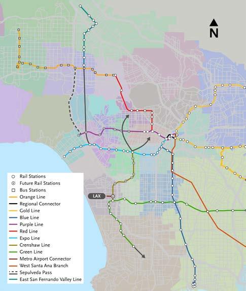 Existing and Planned Metro Network Metro s extensive bus and rail network provides interurban high-capacity transit across the region.