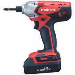 Cordless Impact Driver 1.1 MT690E High operation efficiency with 1.V Li-ion battery.