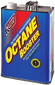MAINTENANCE # 3 OCTANE BOOSTER Recommended for gasoline or ethanol enriched fuels Increases pump gasoline octane up to 10 numbers Tetraethyl lead substitute for added lubricity Stabilizes flame front