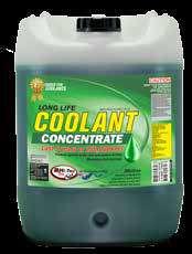 CONCENTRATE COOLANTS LONG LIFE COOLANT GREEN Hi-Tec Long Life Coolant Green is a general purpose ethylene glycol based antifreeze/coolant concentrate incorporating an advanced formula technology with