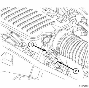 Fig. 99: Identifying Intake Manifold Air Temperature (IAT) Sensor & Electrical Connector The intake