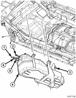Fig. 35: Removing/Installing Fuel Tank 4.