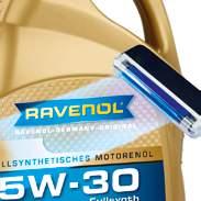 The large RAVENOL logo provides for clear recognition, displaying the internationally known lubricant brand.