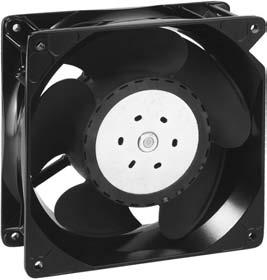 max. 670 m 3 /h Series 5300 140 x 140 x 51 mm 3-phase fan drive high degree of running smoothness. Highly stable characteristic curve for high air flow with high back pressure.