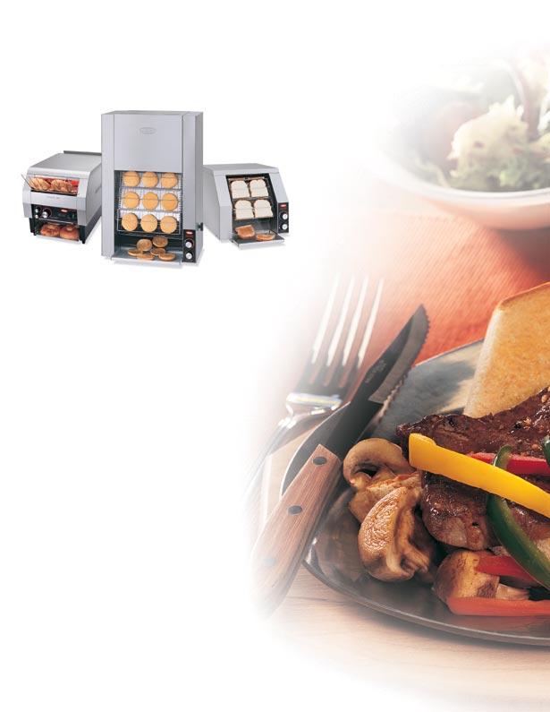 BENEFITS Built to meet the tough demands of today s foodservice operations, Hatco toasters use multiple heating elements to assure continuous operation.