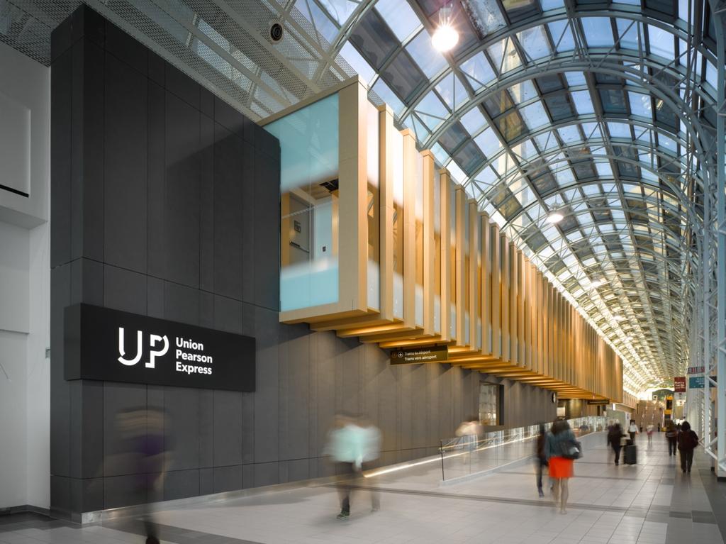 THE BIG MOVE - UP EXPRESS Establish high-order transit connectivity to the Pearson Airport district from all directions, including a multipurpose, fast transit link to downtown Toronto North America
