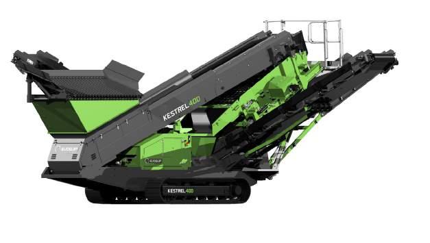 4 engine (55kW / 74hp @ 2300rpm) Upto 200tph 800mm (32 ) Variable speed product conveyor with twin drive as