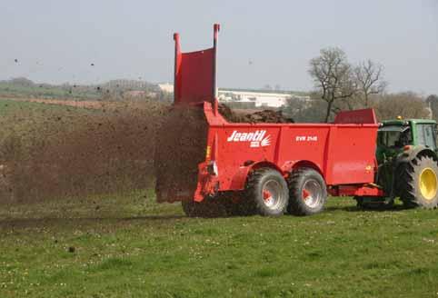 Manure spreader with