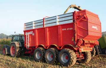 - use for spreading - use for silage - rapid changeover (removal spreading device, assembly