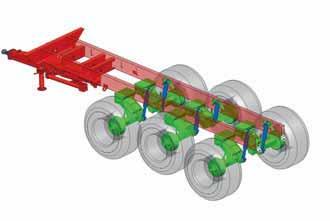 first axle - regular wear of tyres and brakes Safety on the road and in the field -