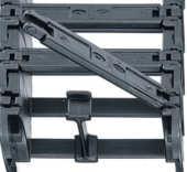 easy and versatile assembly combined with ruggedness - high stability paired