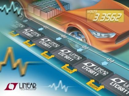 The LTC6811 is Linear Technology s latest multicell battery stack monitor, incorporating an ultrastable voltage reference, high voltage multiplexers, and dual 16-bit deltasigma ADCs.