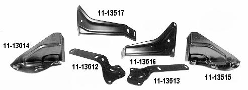 00 RF 11-255 Front frame to corner, Right 32.00 RF 11-258 Rear frame to bumper end, L 31.