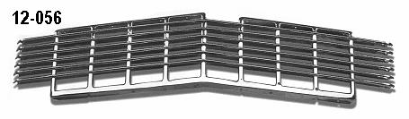 50 R 20-472C Grill THREADED RIVETS, 55-6, to tie bar, original appearance, Stainless, 7 w/lock washer nuts 9.