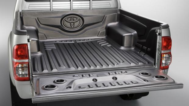 Ute & Tailgate Liner A stylish match for your HiLux Double Cab utility is the super tough Toyota Genuine Ute Liner and Tailgate Liner.