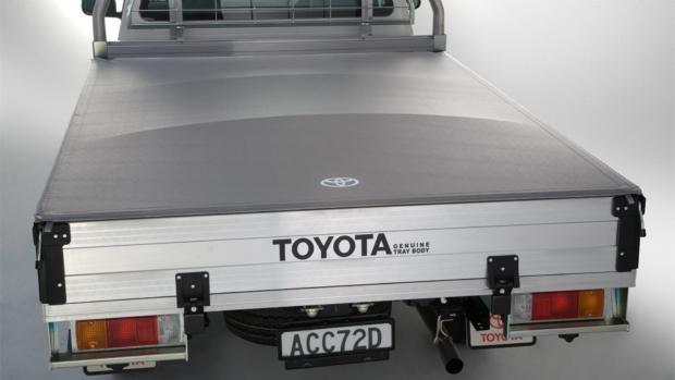 Soft Tonneau Cover - Tray The all-new Toyota Genuine Soft Tonneau Cover is designed to sit flush with the tray of your HiLux, creating a strong seal between your tonneau and tray.