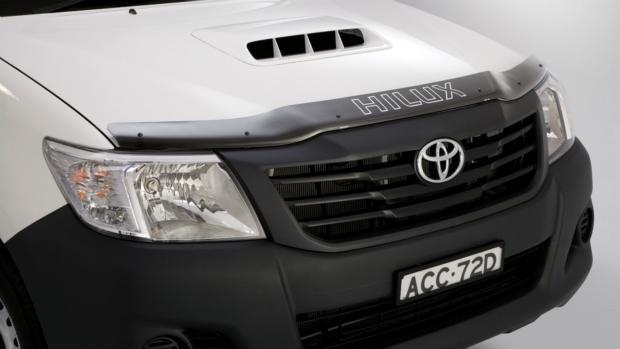 Bonnet Protector You can help protect your bonnet and paint from stone chips and other damage during daily driving and long trips with the Toyota Genuine HiLux Bonnet Protector.