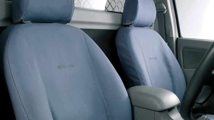 Seat Covers Canvas For those on the land or on the go, Toyota Genuine Canvas Seat Covers are made ultra tough to cope with high levels of wear and tear.