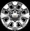 with KING RANCH Center Cap (4x4) 8" Chrome-Like PVD with KING