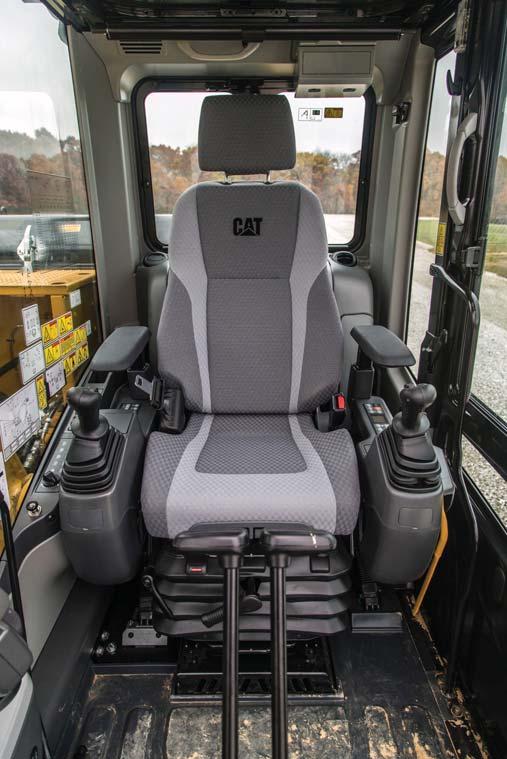 A Safe and Quiet Cab The Roll-Over Protective Structure (ROPS) certified cab is not only a safety feature, but it is also a sound suppressor due to its special sealing and insulation.