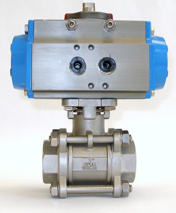 Air Actuated Ball Valve Model KS, KD Installation Guide Note: This valve is designed to be controlled by air flow only.