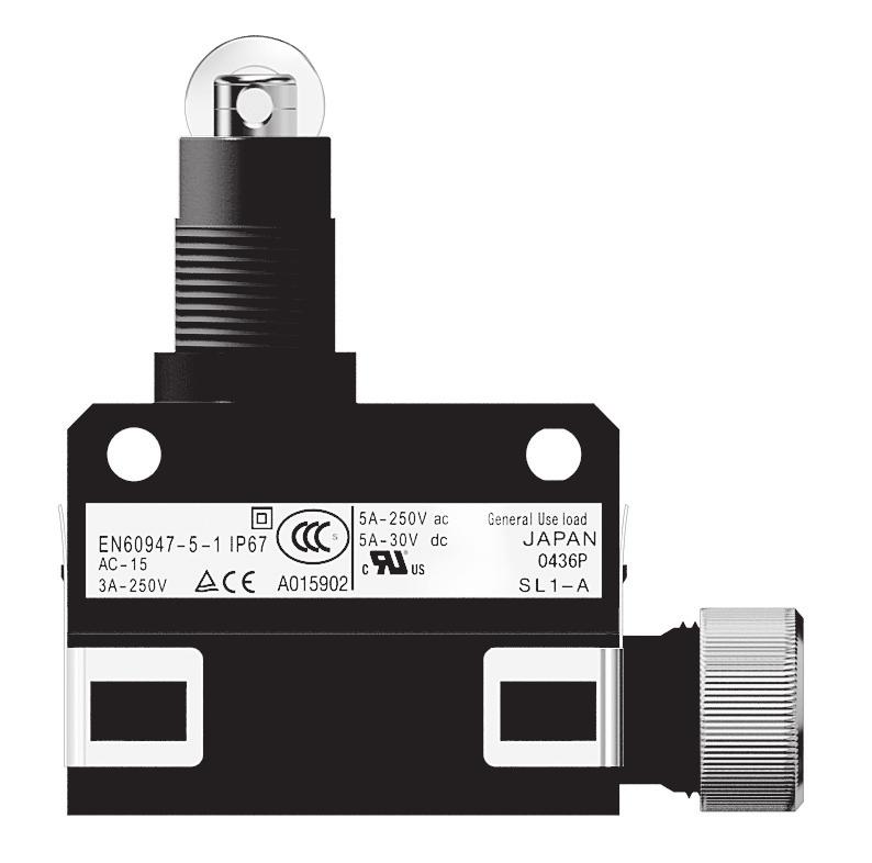 PHOTOELECTRIC & KEY COMPACT HORIZONTAL (RUGGED) Model SL1- C The C-spring material is a high-cobalt alloy, which enhances resistance to coolants.