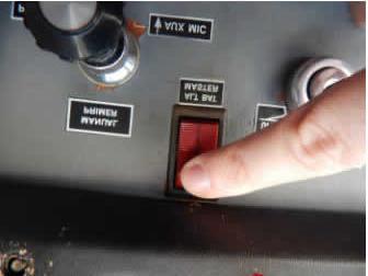 Notify your flight instructor if you find any popped out breakers. Ensure that nobody is close to the propeller, then turn the Master Switch ON.