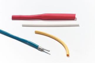 Type PIG - very flexible for highly contoure components Shrink-Kon - Thin wall heat shrink tubing - Heat shrink tubing to enclose highly contoure components with large variations.
