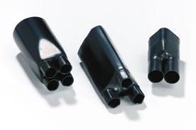 Type TEB - cable breakouts Shrink-Kon - Meium an Thick wall heat shrink tubing - Cable Breakouts are esigne for the insulation an sealing of cable crutches - They offer extreme strain relief an