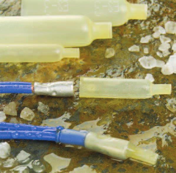 SPECIAL PURPOSE SHRINK TUBING Heat Shrink Caps (HSC-Clear) High-Shrink-Ratio, Adhesive-Lined, Semi-rigid Polyolefin Caps Specially designed to provide mechanical and environmental protection of stub