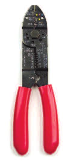 AT-RS Professional Hand Crimp Tool Designed for occasional users who insist on a reliable termination Produces crimps to industry standards Compact, lightweight construction provides a new level of