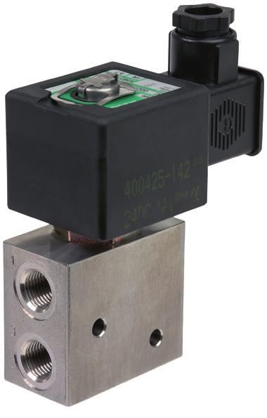 SONOI VVS direct operated, basic flow balanced poppet /4 U / Series 7 TURS The valves are certified according to I 6508 unctional Safety data and have SI- capability (xida approval) The solenoid