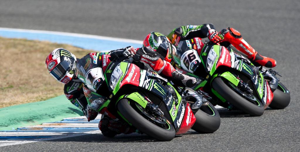 WorldSBK October 15-16, 2016 Circuito de Jerez, Spain Read the full story here Tom Sykes Jonathan Rea Superbike Race 1 Results RIDER MOTORCYCLE 1. Chaz Davies Ducati 2.