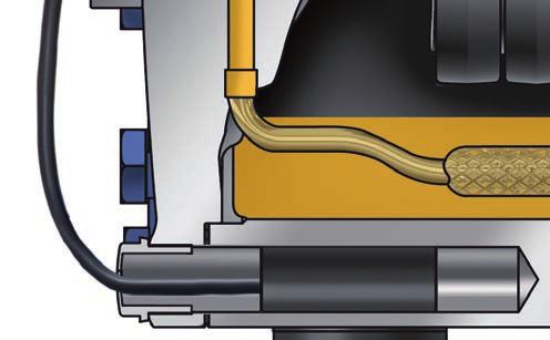 Variable suction line valve position Oil sump