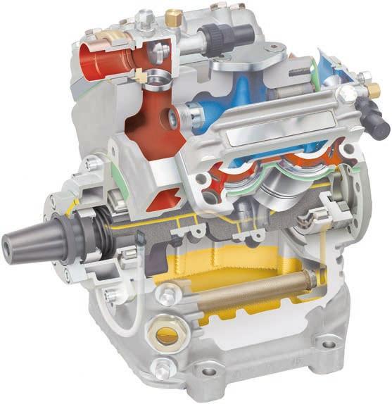 8 VEHICLE COMRESSORS FK CHARACTERISTICS Special features Open type 2-, 4- and 6-cylinder compressors in full-aluminium lightweight construction Whether in bus- or railway air-conditioning, transport