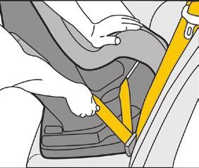 REAR-FACING - LATCH Installation 8 8. The level line indicator on the seat base should be level with the ground when the vehicle is parked.