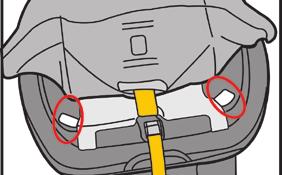 Locking Lap Belt Installation Rear-Facing Many vehicles have lap only belt systems in the center rear seating positions.