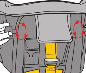 6 WARNING! DEATH or SERIOUS INJURY can occur Do NOT remove the latch plates, chest clip or harness strap pad components from the shoulder straps! 6.