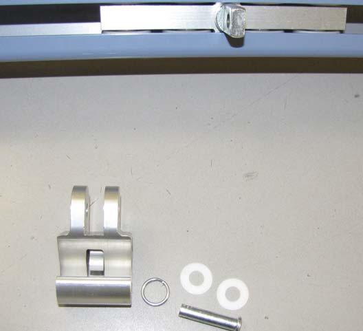 Step 2 Detach the hook of the C-300 by taking the pin out as shown in