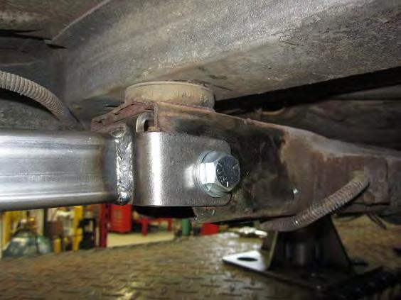 Install the subframe connecters using the ½-20 x 1