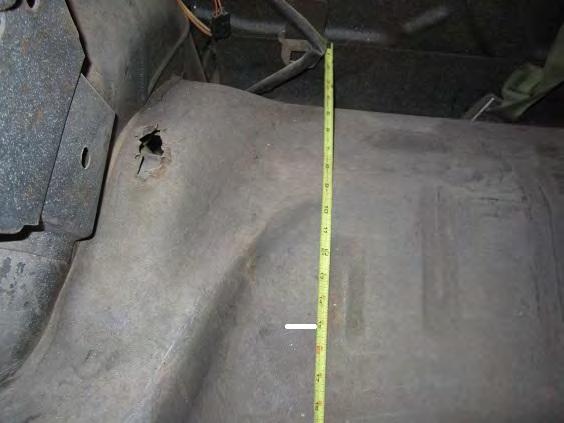 6) Steps 6 and 7 will be for the holes in the trunk area for crossmember and shock hardware to be inserted