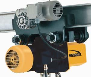 Outstanding Versatility S3 High Capacity Hoists are available in single and dual falls.