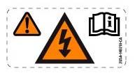 Warning decals like the ones shown here - will be located on components included in the high voltage system.