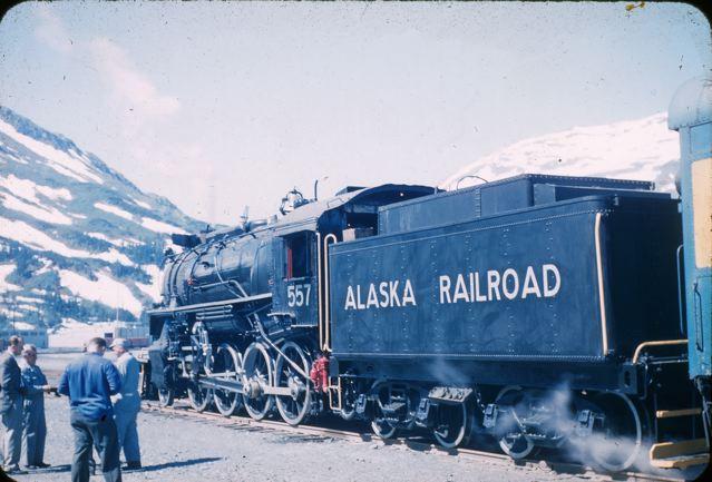 ARR 557 in Whittier, Alaska in June 1959 chartered by the